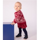 BABIES' KNITTED JUMPER CONTAINING WOOL Blouses, shirts, bodysuits with polo collar