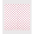 ΒΑΜΒΑΚΕΡΗ ΜΟΥΣΕΛΙΝΑ ΜΕ ΚΟΚΚΙΝΗ ΕΚΤΥΠΩΣΗ ΚΑΡΔΙΑΣ ΓΙΑ ΜΩΡΑ. Σαλιάρες