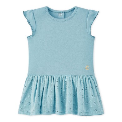 BABY GIRL'S DRESS WITH BUTTERFLY SLEEVES BABY GIRL'S DRESS WITH BUTTERFLY SLEEVES