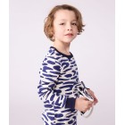 CHILDREN'S ZEBRA PRINT COTTON FANCY DRESS PYJAMAS CHILDREN'S ZEBRA PRINT COTTON FANCY DRESS PYJAMAS