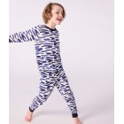 CHILDREN'S ZEBRA PRINT COTTON FANCY DRESS PYJAMAS CHILDREN'S ZEBRA PRINT COTTON FANCY DRESS PYJAMAS