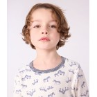 CHILDREN'S VELOUR PYJAMAS WITH A ZEBRA PRINT CHILDREN'S VELOUR PYJAMAS WITH A ZEBRA PRINT