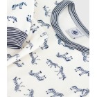 CHILDREN'S VELOUR PYJAMAS WITH A ZEBRA PRINT CHILDREN'S VELOUR PYJAMAS WITH A ZEBRA PRINT
