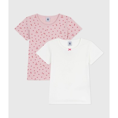 PACK OF CHILDREN'S SHORT-SLEEVED APPLE-PRINT COTTON T-SHIRTS PACK OF CHILDREN'S SHORT-SLEEVED APPLE-PRINT COTTON T-SHIRTS