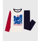 CHILDREN'S TWO-COLOUR COTTON PYJAMAS. CHILDREN'S TWO-COLOUR COTTON PYJAMAS.