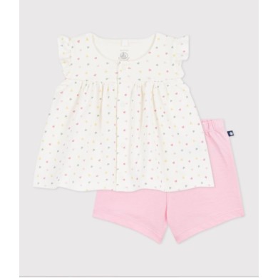 ΣΕΤ ΜΕ ΜΠΛΟΥΖΑΚΙ ΜΕ ΚΑΡΔΙΕΣ ΚΑΙ ΣΟΡΤΣΑΚΙ ΓΙΑ ΜΩΡΟ ΚΟΡΙΤΣΙ.