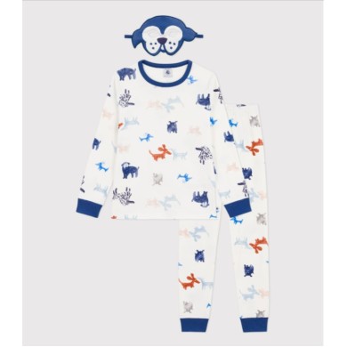 ΒΑΜΒΑΚΕΡΗ ΠΥΤΖΑΜΑ ΜΕ ΤΥΠΩΜΑ ΣΚΥΛΟΥ ΚΑΙ ΜΑΣΚΑ ΓΙΑ ΑΓΟΡΙ.