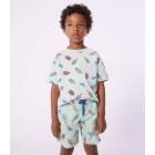CHILDREN'S SHORT-SLEEVED SEAGULL PRINT COTTON T-SHIRT. CHILDREN'S SHORT-SLEEVED SEAGULL PRINT COTTON T-SHIRT.