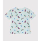 CHILDREN'S SHORT-SLEEVED SEAGULL PRINT COTTON T-SHIRT. CHILDREN'S SHORT-SLEEVED SEAGULL PRINT COTTON T-SHIRT.