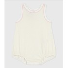 BABIES' SLEEVELESS SHORT COTTON JUMPSUIT. BABIES' SLEEVELESS SHORT COTTON JUMPSUIT.