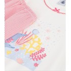 CHILDREN'S SHORT COTTON PYJAMAS WITH AN OCEAN DESIGN. CHILDREN'S SHORT COTTON PYJAMAS WITH AN OCEAN DESIGN.
