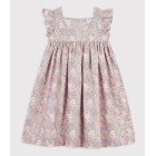 ΑΜΑΝΙΚΟ ΒΑΜΒΑΚΕΡΟ ΦΟΡΕΜΑ ΜΕ ΦΛΟΡΑΛ ΤΥΠΩΜΑ ΓΙΑ ΚΟΡΙΤΣΙ.