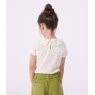 CHILDREN'S SHORT-SLEEVED FLORAL PRINT COTTON T-SHIRT. CHILDREN'S SHORT-SLEEVED FLORAL PRINT COTTON T-SHIRT.