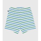 BABIES STRIPY COTTON SHORTS IN TWO COLOURS.
