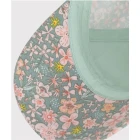 BABIES CAP IN FLOWER PRINTED TWILL. Bibs