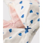 GIRLS' HEART THEMED COTTON AND ELASTANE BRAS - 2-PACK