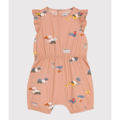 BABIES'  COTTON PLAYSUIT