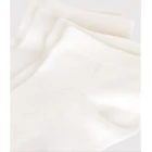 2 PAIRS OF PLAIN COTTON ANKLE SOCKS FOR CHILDREN.