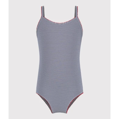 CHILDREN'S ONE-PIECE STRIPY SWIMSUIT