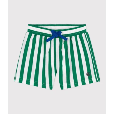 BABIES' STRIPY PRINTED SWIM SHORTS