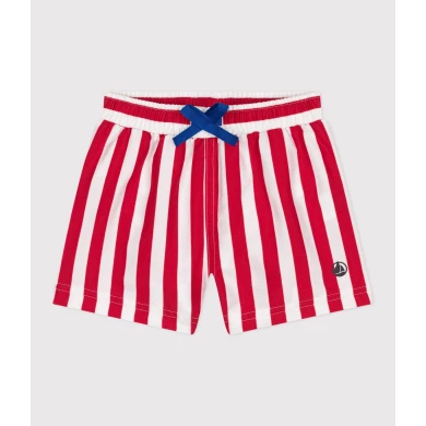 BABIES' STRIPY PRINTED SWIM SHORTS
