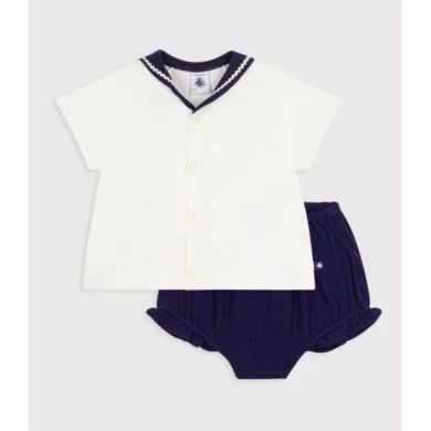 ΣΕΤ 2 ΤΕΜΑΧΙΩΝ ΜΕ ΜΠΛΟΥΖΑΚΙ ΜΕ ΝΑΥΤΙΚΟ ΓΙΑΚΑ ΚΑΙ ΣΟΡΤΣ ΓΙΑ ΜΩΡΟ ΚΟΡΙΤΣΙ.