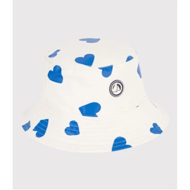 CHILDREN'S HEART PRINT SUN HAT.