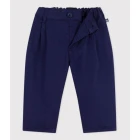 BABIES' PLAIN TWILL TROUSERS.